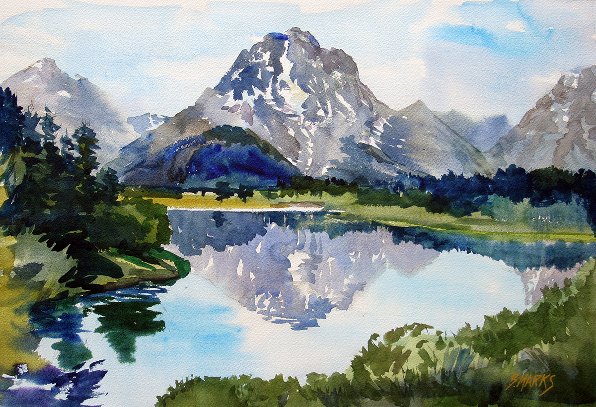 Oxbow Bend at Grand Teton Bernard Marks Fine Art